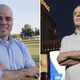 Rob Telles (L) allegedly murdered reporter Jeff German (R).